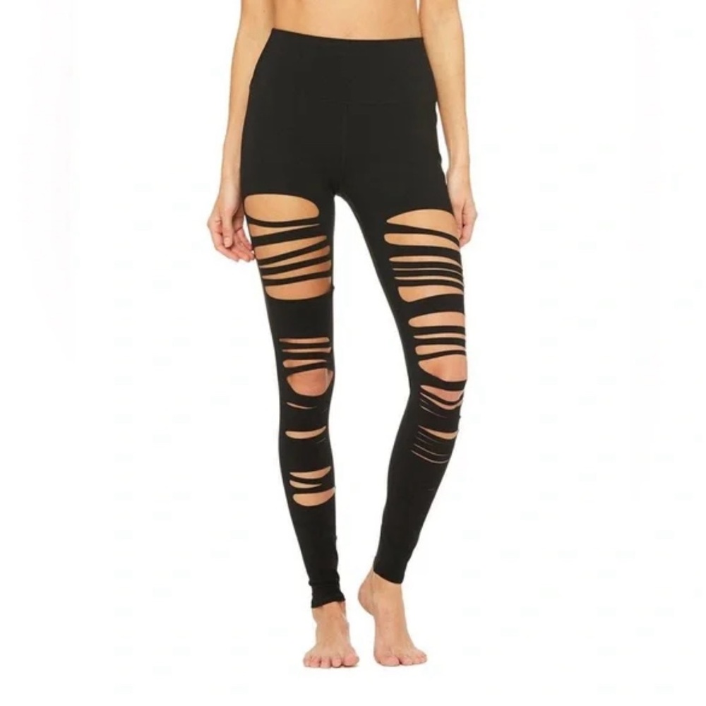 Alo yoga cutout black leggings